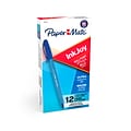 Paper Mate InkJoy 100 ST Ballpoint Pen, Medium Point, Blue Ink, Dozen (1951256)