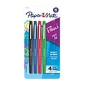 Paper Mate Flair Felt Pen, Medium Point, Assorted Ink, 4/Pack (84044)