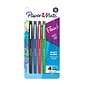 Paper Mate Flair Felt Pen, Medium Point, Assorted Ink, 4/Pack (84044)