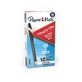 Paper Mate FlexGrip Elite Ballpoint Pen, Medium Point, Black Ink, Dozen (85585)