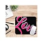 OTM Essentials Prints Neon Love Mouse Pad, Black/Pink/Blue/Yellow (OP-MH-Z127A)