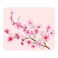 OTM Essentials Prints Cherry Blossoms Mouse Pad, Pink/Brown (OP-MH-A03-12B)