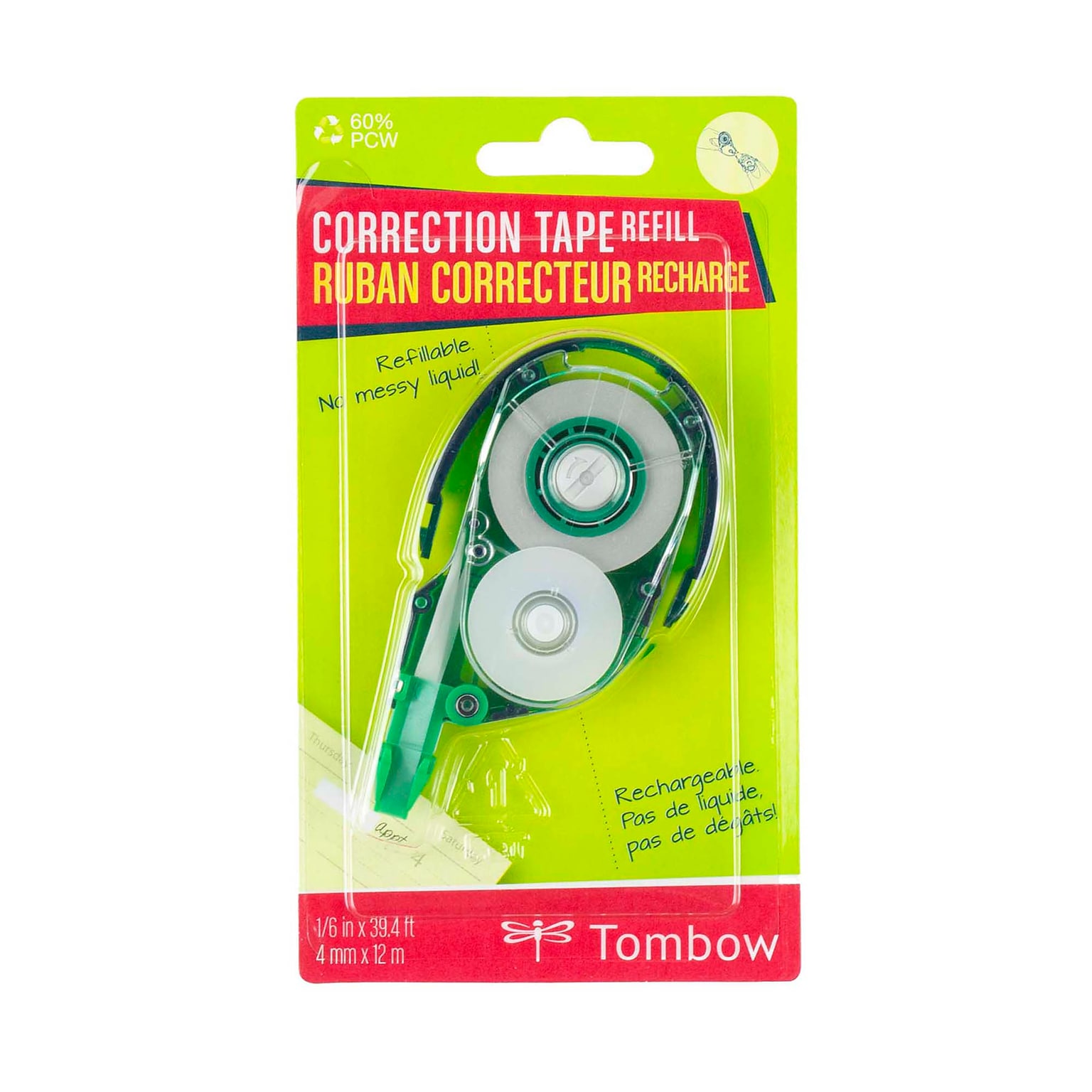 Tombow MONO Correction Tape Refill, White (68666)