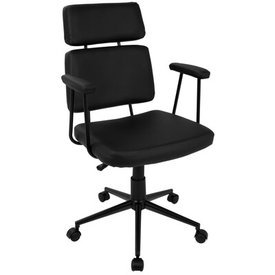 Lumisource Sigmund Contemporary Adjustable Office Chair in Black (OFC-AC-SIGMD BK)