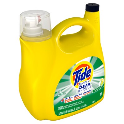 Tide Simply Clean & Fresh Liquid Laundry Detergent, Daybreak Fresh, 89 Loads, 128 fl. oz. (89130)