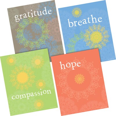 Barker Creek Be Kind Motivational Art Prints, 8/Set (4187)