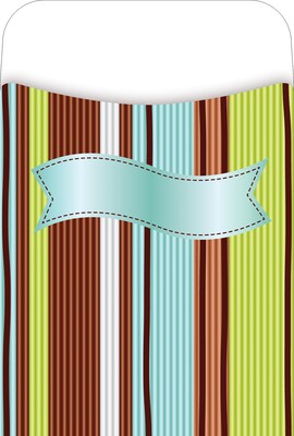 Barker Creek Nature's Colors Library Pockets, 5.125" x 3.5", 120/Set (4063)
