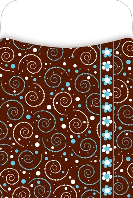 Barker Creek Nature's Colors Library Pockets, 5.125" x 3.5", 120/Set (4063)
