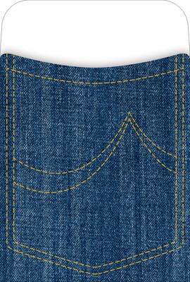 Barker Creek Party Pack Library Pockets, 5.125" x 3.5", 90/Set (4066)