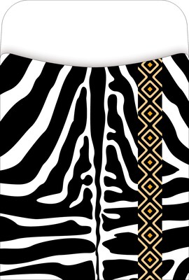Barker Creek Black & White Library Pockets, 5.125" x 3.5", 90/Set (4067)