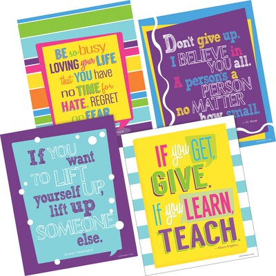 Barker Creek I Believe in You Motivational Art Prints, 8/Set (4189)