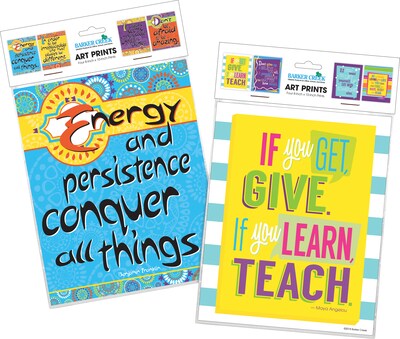 Barker Creek I Believe in You Motivational Art Prints, 8/Set (4189)