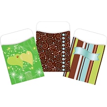 Barker Creek Earth Day Library Pockets, Assorted Designs, 90/Set (4073)