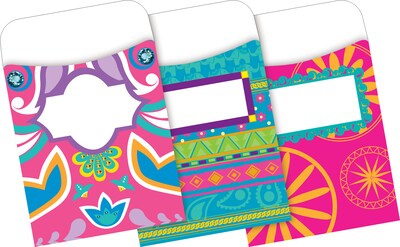 Barker Creek Bohemian Garden Library Pockets, 5.125 x 3.5, 90/Set (4076)
