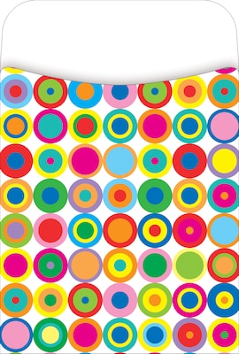 Barker Creek Groovy Library Library Pockets, 5.125" x 3.5", 90/Set (4081)