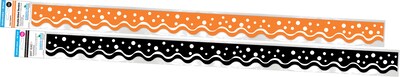 Barker Creek Halloween Double-Sided Scalloped 36" x 2 1/2" Border, 26/Set (4022)