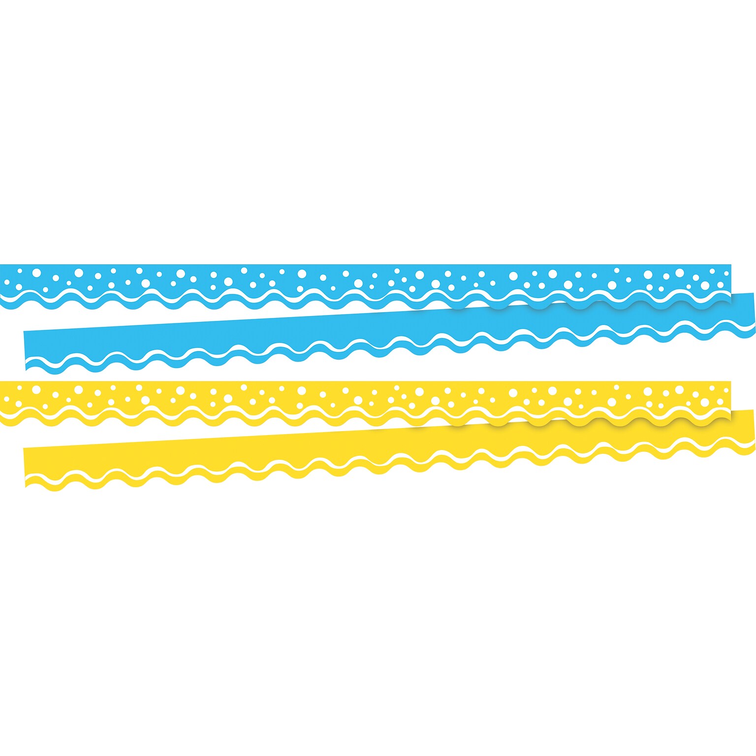 Barker Creek Double-Sided Scalloped Border Set, 36 x 2.25, Summer, 2 designs, 26/Set (4025)