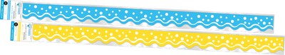Barker Creek Double-Sided Scalloped Border Set, 36" x 2.25", Summer, 2 designs, 26/Set (4025)