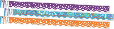 Barker Creek Double-Sided Scalloped Border Set, 36" x 2.25", Moroccan, 3 designs, 39/Set (4033)