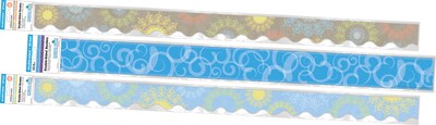 Barker Creek Double-Sided Border Set, Calming Colors, 3 designs, 38/Set (4036)