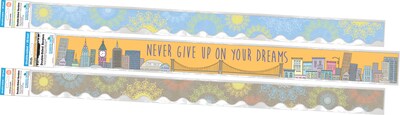 Barker Creek Double-Sided Border Set, City Views, 3 designs, 38/Set (4039)