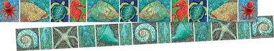 Barker Creek Ocean Double-Sided 35" x 3" Border, 24/Set (4042)