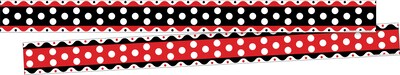 Barker Creek Double-Sided Border Set, 35" x 3", Stripes & Dots, 3 designs, 36/Set (4044)
