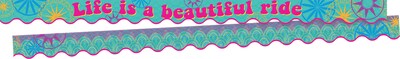 Barker Creek Double-Sided Scalloped Border Set, 36 x 2.25, Life Quotes, 3 designs, 39/Set (4049)