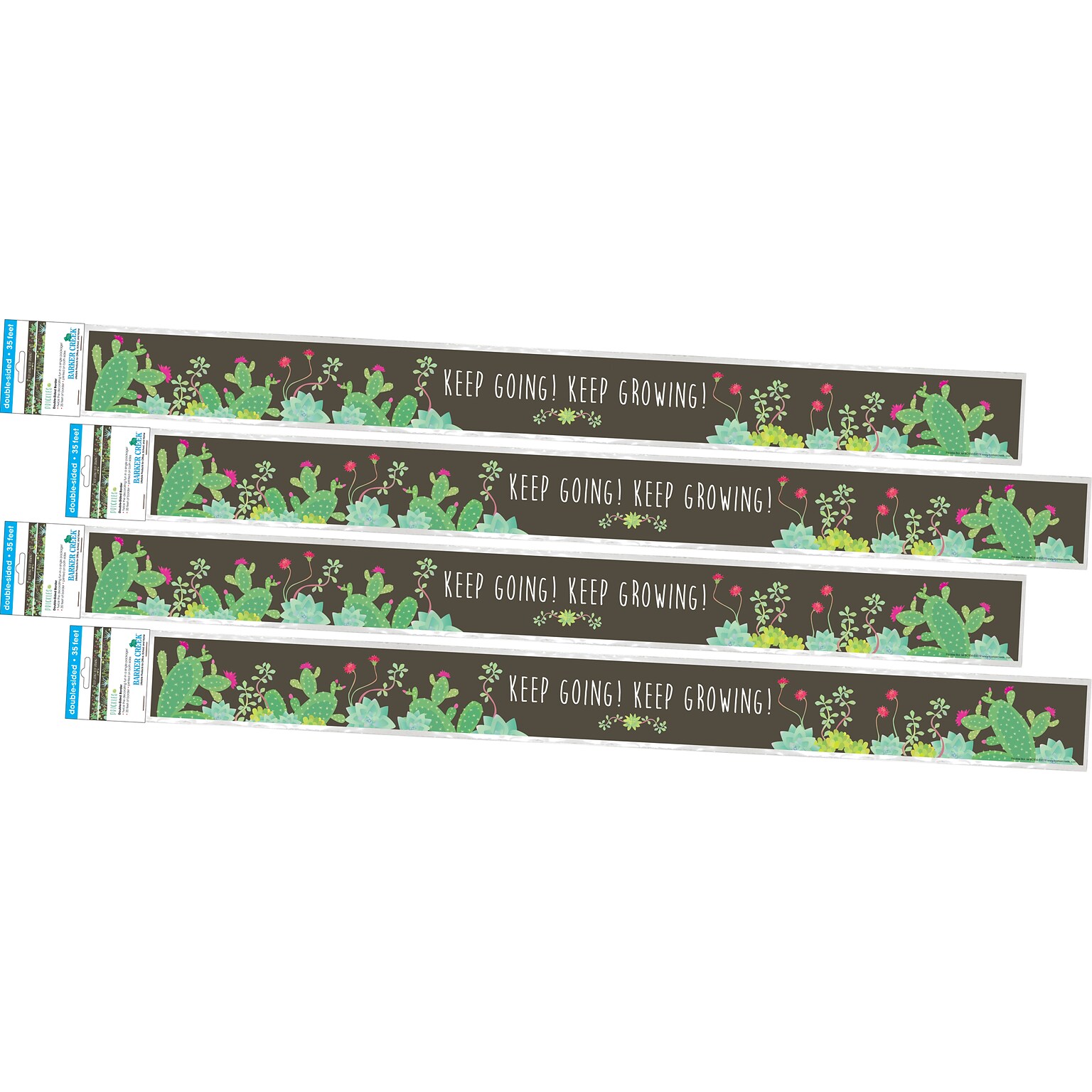 Barker Creek Double-Sided Border, 35 x 3, Prickles, 48/Pack (4051)