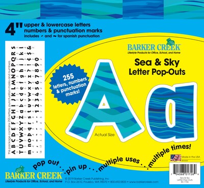 Barker Creek Curated Collection, Sea & Sky, 480/Set (3999)