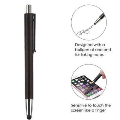 Insten Black Stylus Touch Screen Pen-78 (with Ballpoint Pen) For iPad Pro/Air/Mini/iPhone 6 6s + Nexus HTC Tablet Cell
