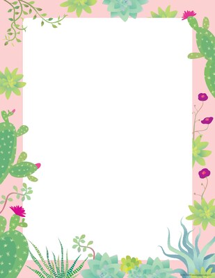 Barker Creek Petals & Prickles File Folders, Paper and Library Pockets, 1/3-Cut Tab, Letter Size, Multicolor, 92/Set (4091)