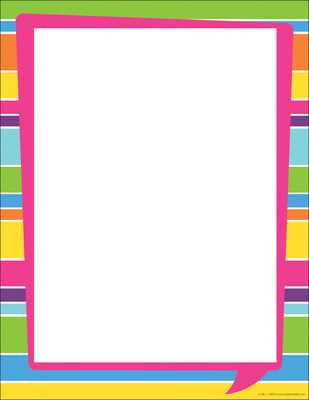 Barker Creek Happy File Folders, Computer Paper and Library Pockets, 1/3-Cut Tab, Letter Size, Multicolor, 92/Set (4094)