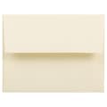 JAM Paper® A2 Strathmore Invitation Envelopes, 4.375 x 5.75, Ivory Wove, 50/Pack (900919415I)
