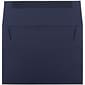 JAM Paper A7 Invitation Envelopes, 5.25 x 7.25, Navy Blue, 50/Pack (LEBA717I)