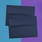 JAM Paper A7 Invitation Envelope, 5 1/4" x 7 1/4", Navy Blue, 25/Pack (LEBA717)