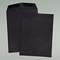 JAM Paper® 9 x 12 Open End Catalog Envelopes, Black, 10/Pack (V01225B)