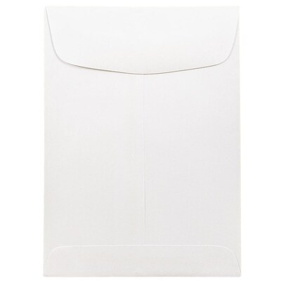 JAM Paper 5.5 x 7.5 Open End Catalog Envelopes, White, 25/Pack (4100)