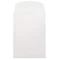 JAM Paper Open End Envelope, 5 1/2 x 7 1/2, White, 1000/Carton (4100B)