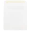 JAM Paper 9 x 9 Square Invitation Envelopes, White, 50/Pack (4232I)