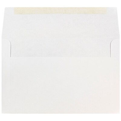 JAM Paper A10 Invitation Envelope, 6 1/2 x 9 1/2, White, 100/Pack (12039C)