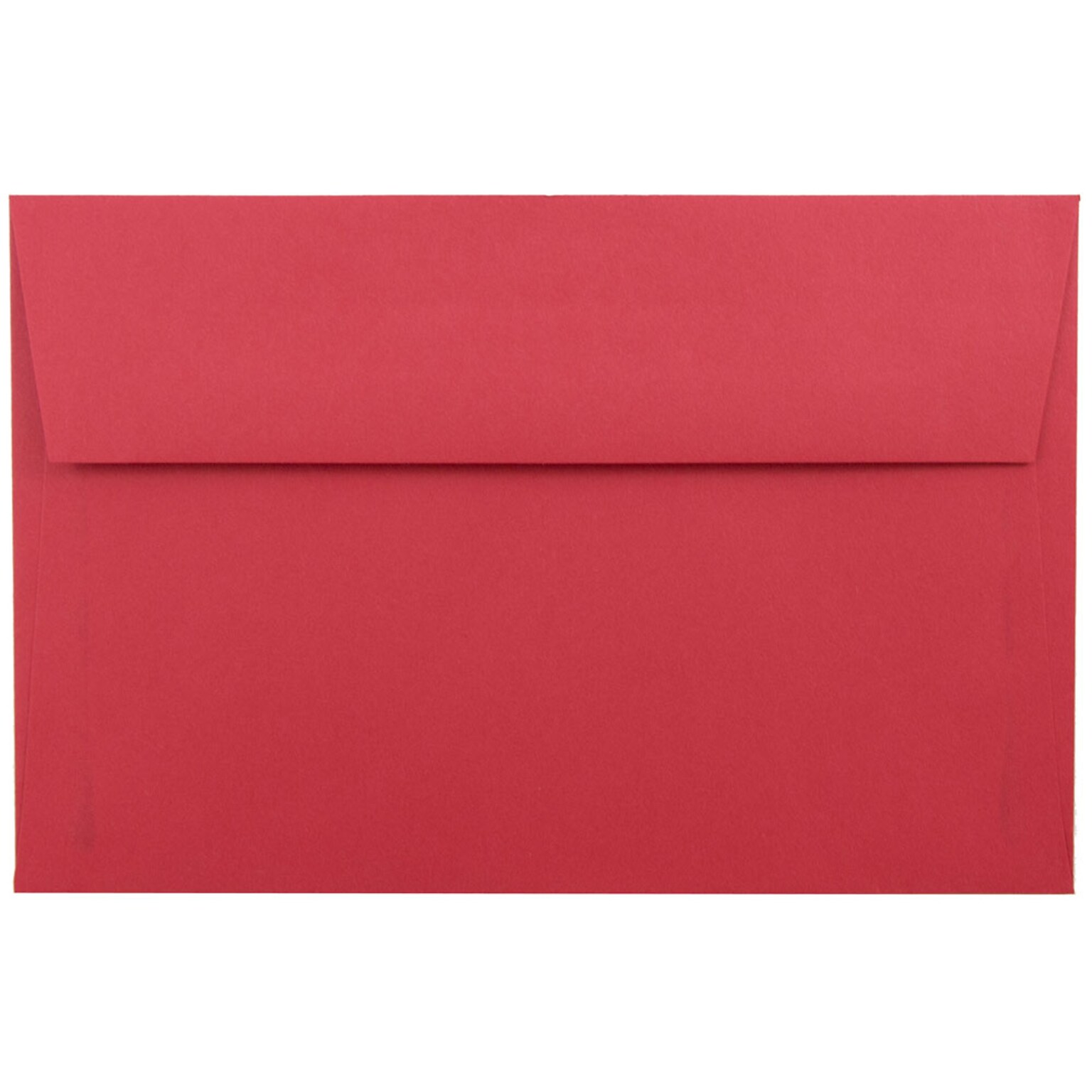 JAM Paper A9 Colored Invitation Envelopes, 5.75 x 8.75, Red Recycled, 25/Pack (14257)