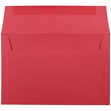JAM Paper A9 Colored Invitation Envelopes, 5.75 x 8.75, Red Recycled, Bulk 1000/Carton (14257B)