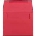JAM Paper® A2 Colored Invitation Envelopes, 4.375 x 5.75, Red Recycled, Bulk 1000/Carton (15845B)