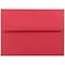 JAM Paper A6 Colored Invitation Envelopes, 4.75 x 6.5, Red Recycled, Bulk 250/Box (67503H)