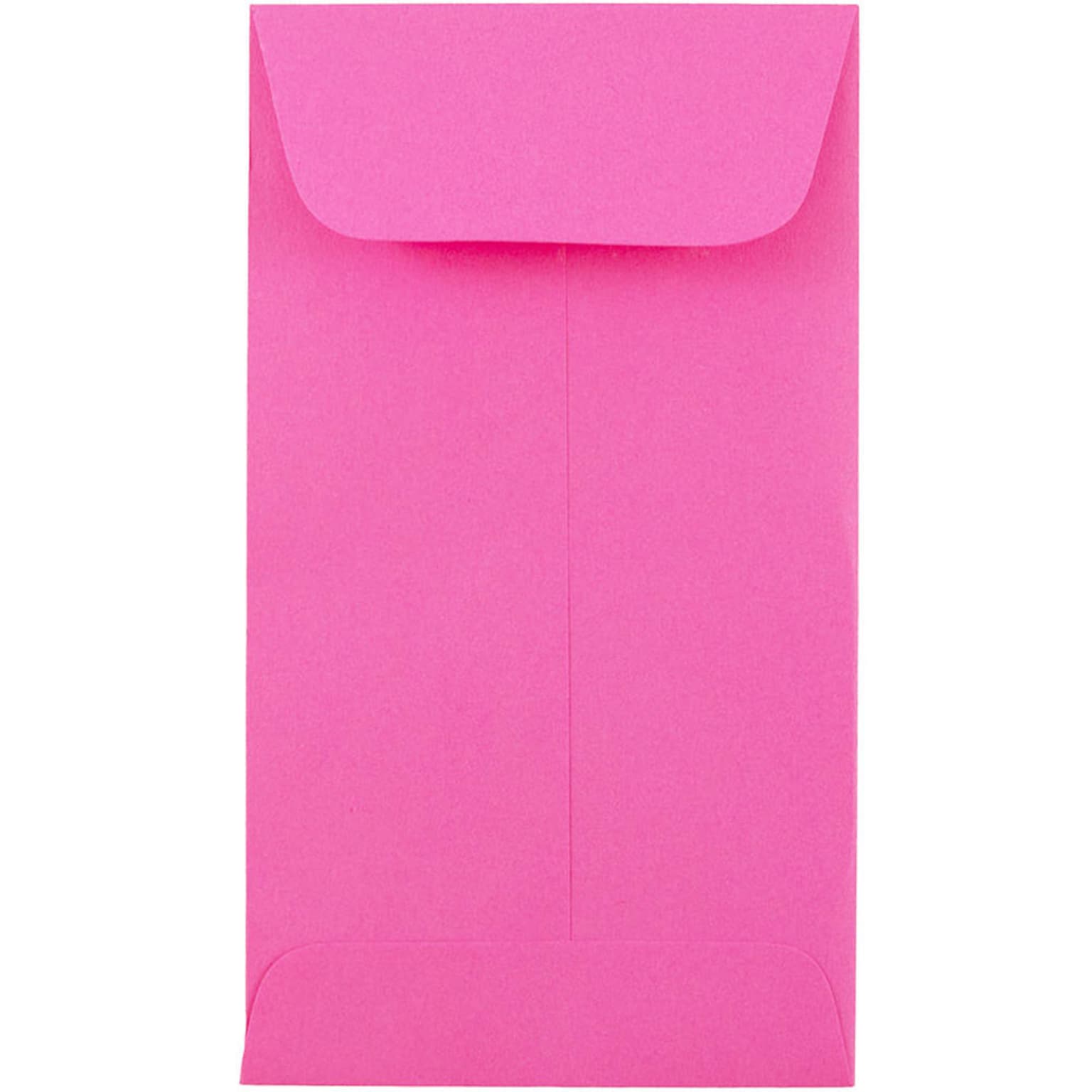 JAM Paper #5.5 Coin Business Colored Envelopes, 3.125 x 5.5, Ultra Fuchsia Pink, 25/Pack (356730545)