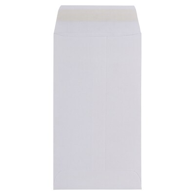 JAM Paper #6 Coin Business Envelopes, 3.375 x 6, White, Bulk 250/Box (1623184H)