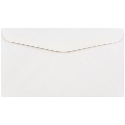 JAM Paper #6 3/4 Business Envelope, 3 5/8 x 6 1/2, White, 250/Box (1633983H)