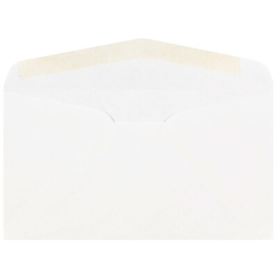 JAM Paper #6 3/4 Business Envelope, 3 5/8" x 6 1/2", White, 250/Box (1633983H)