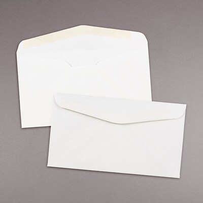 JAM Paper #6 3/4 Business Envelope, 3 5/8" x 6 1/2", White, 50/Pack (1633983C)